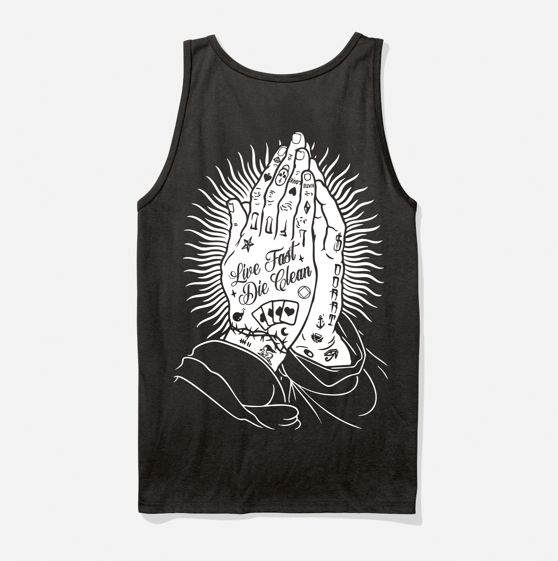 PRAYING HANDS TANK