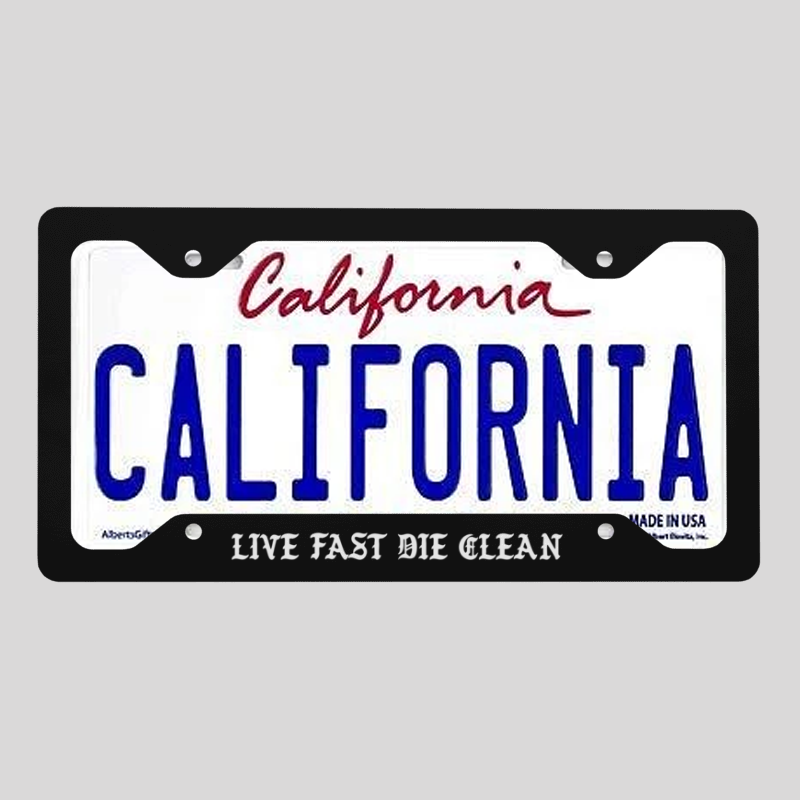LFDC Metal License Plate Frame